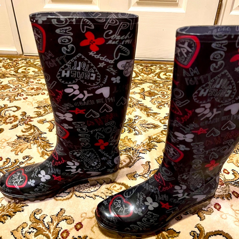 COACH Rain Boots